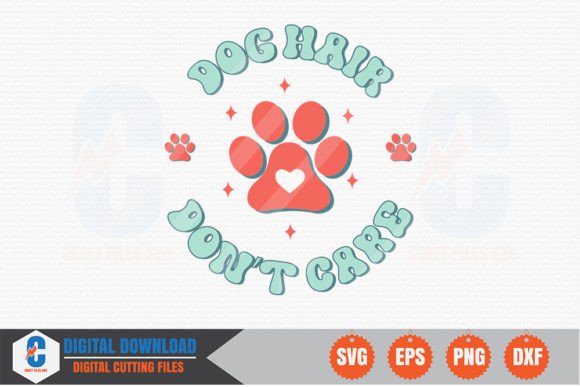 Dog Hair, Don't Care - Dog Retro SVG Review