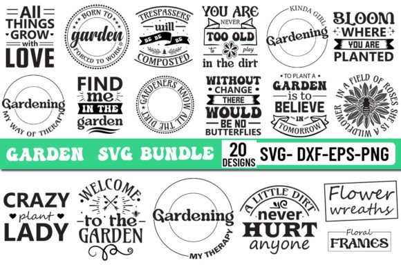 Garden Svg Bundle 20 Designs Review