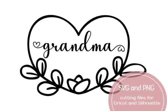 Grandma Heart Printable SVG Review