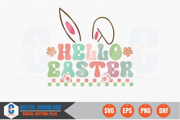 Hello Easter Retro SVG Review