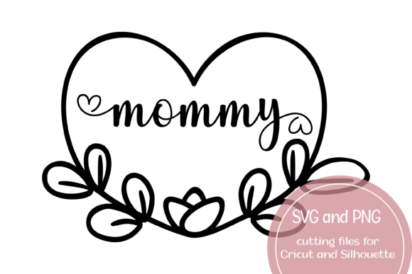 Mommy Heart SVG and PNG Review for Real Embroidery