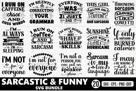 Sarcastic Funny SVG Bundle Review