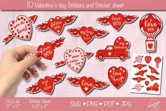 Valentine Stickers Bundle SVG, Love: A Designer's Real-World Review